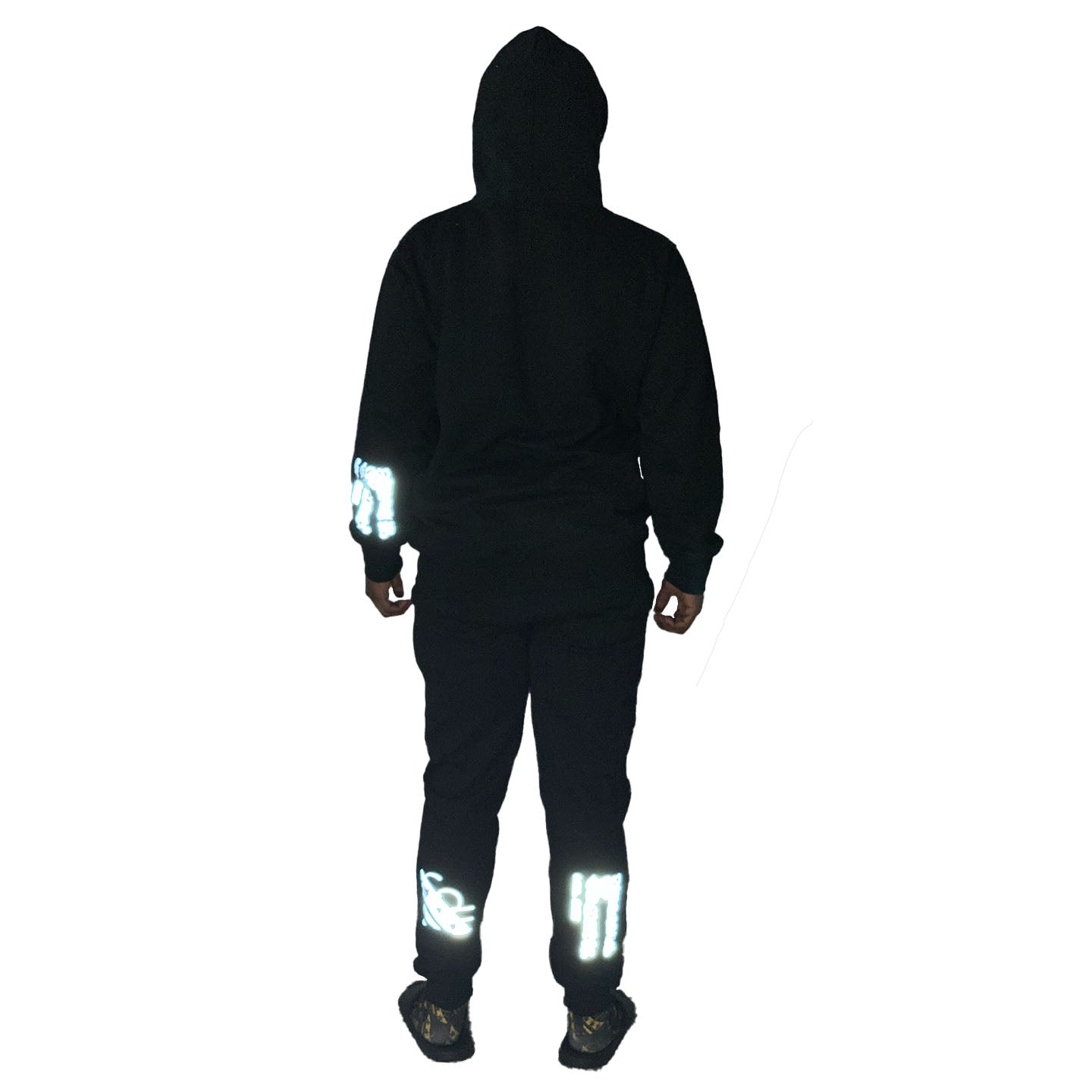 Black Graffiti Jogging Suit