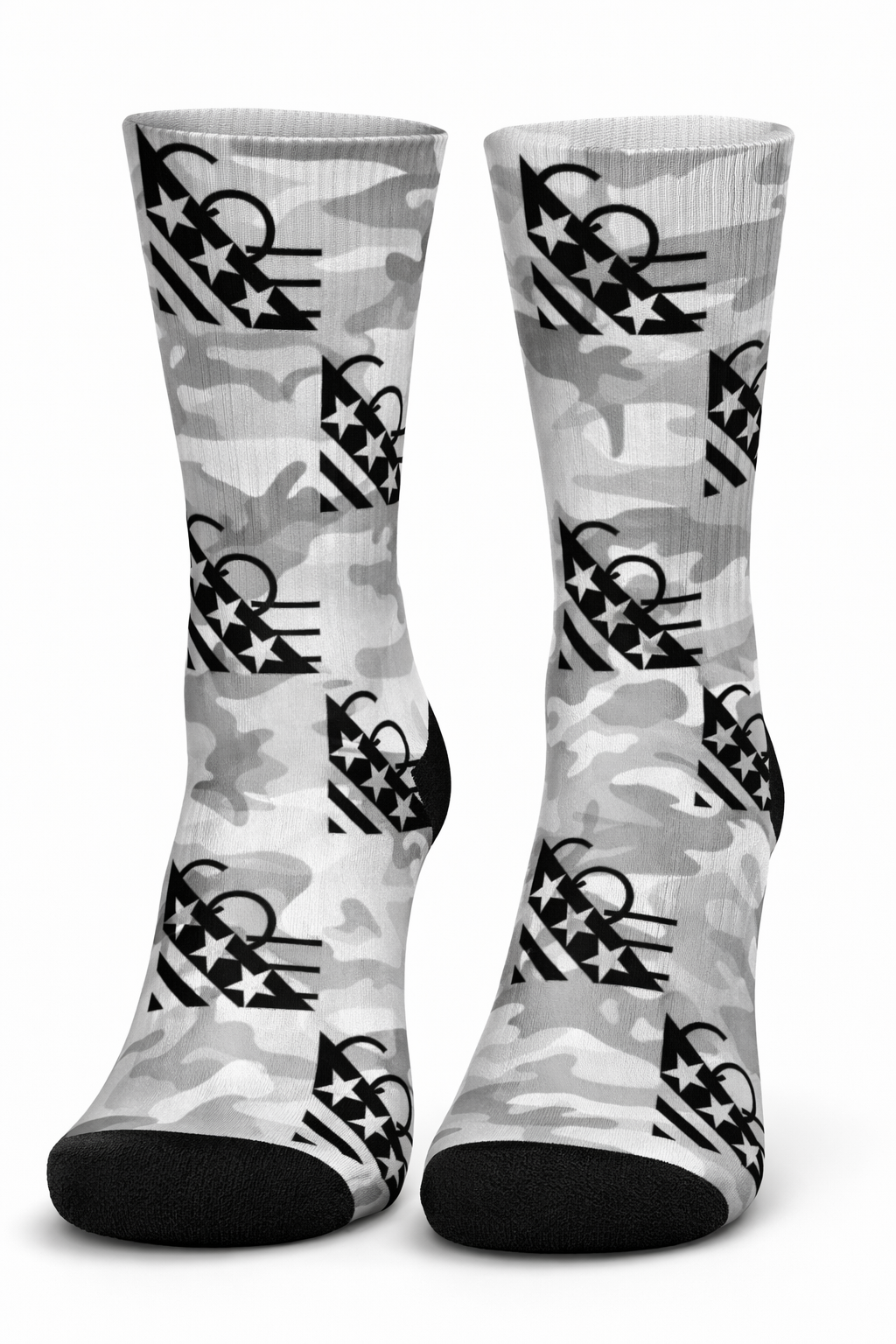 Repeating Camo Environment Socks