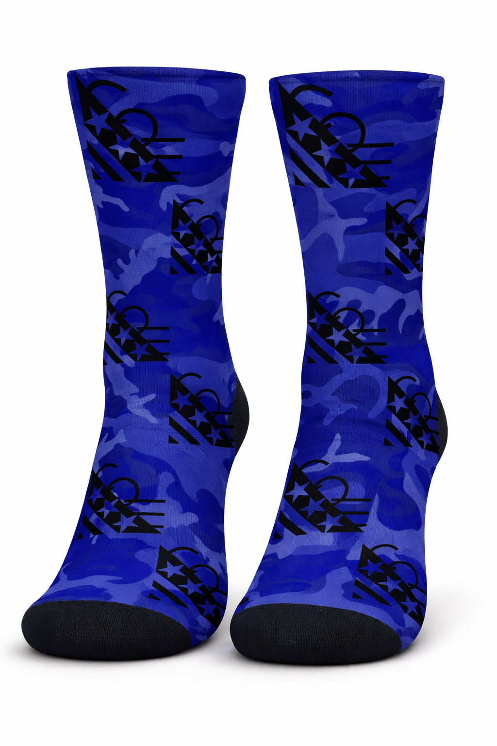 Repeating Camo Environment Socks
