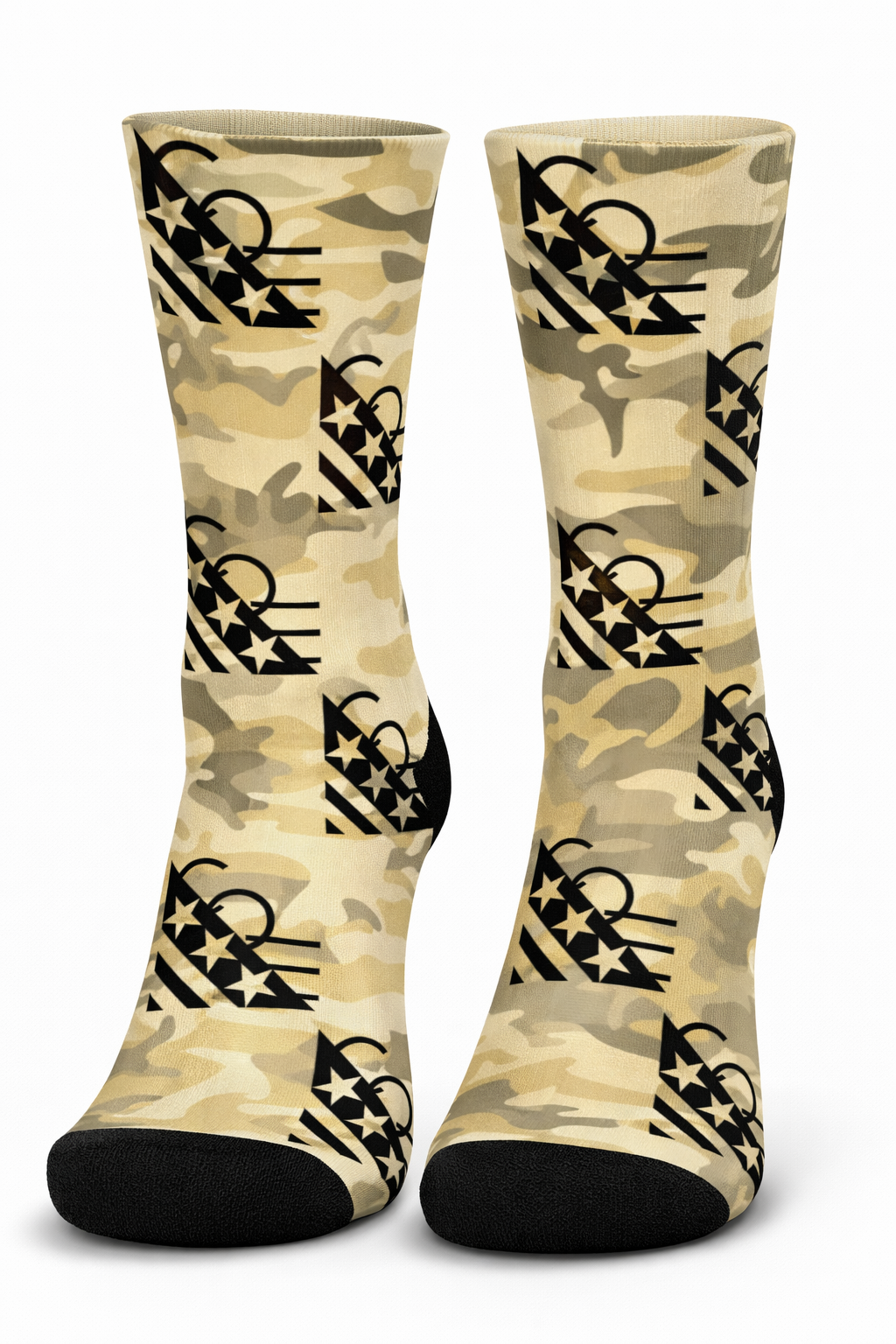 Repeating Camo Environment Socks