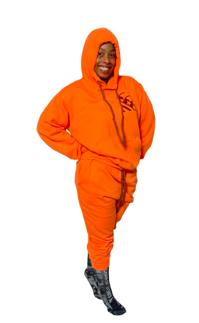 Orange Hue Jogging Suit