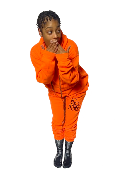 Orange Hue Jogging Suit