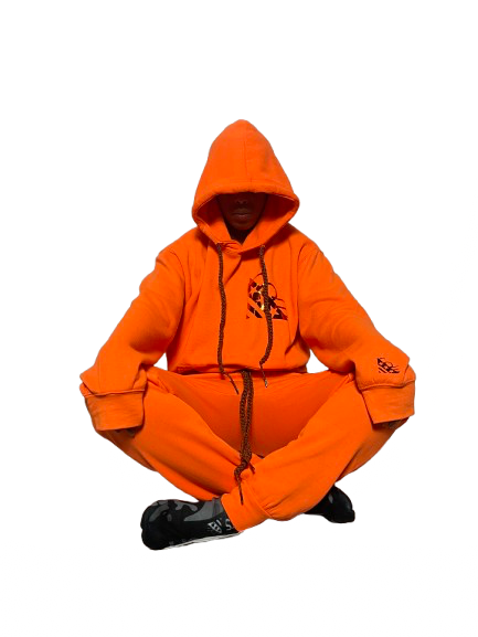 Orange Hue Jogging Suit