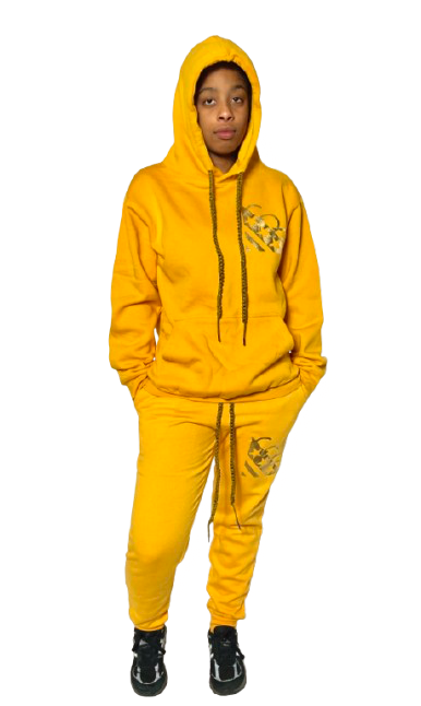 Gold Hue Jogging Suit