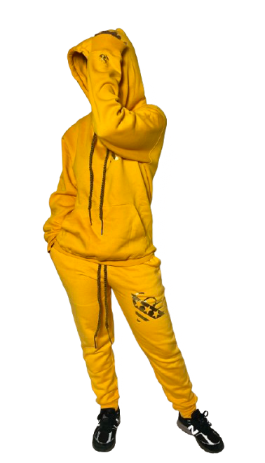 Gold Hue Jogging Suit